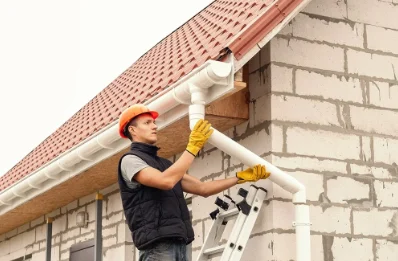 Pose et remplacement de gouttières à Saint-Marcel-l'Éclairé